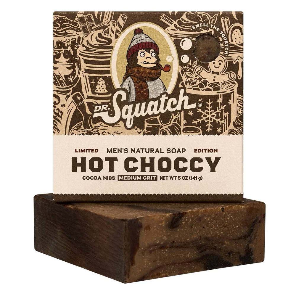 DR. SQUATCH nwt All Natural Bar Soap - Hot Choccy - 5oz
